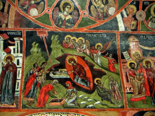 Iconography in a church in the village of Dobarsko | Lucky Bansko