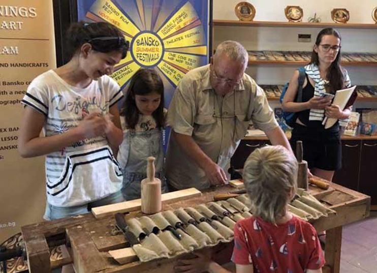 Crafts in the town of Bansko 